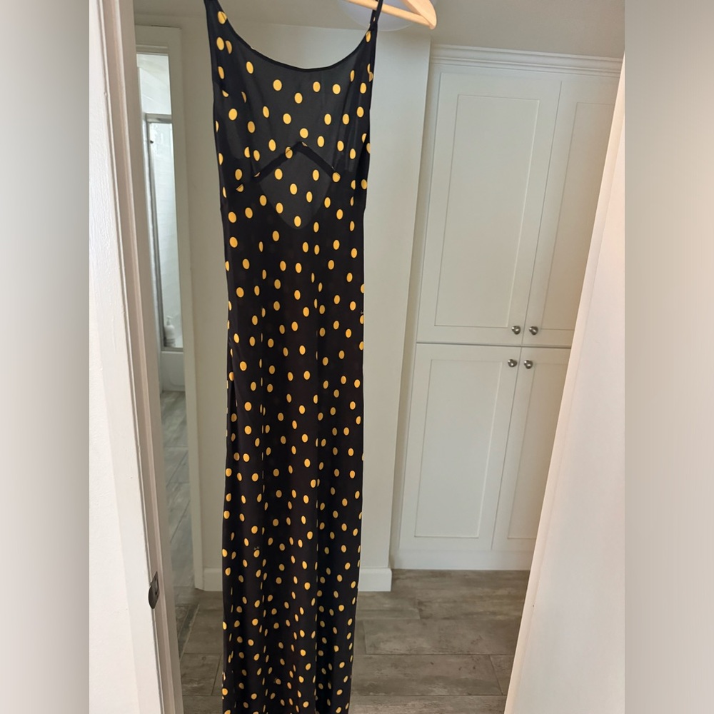 Realisation Par polka dot ankle length dress! Size XS, perfect condition